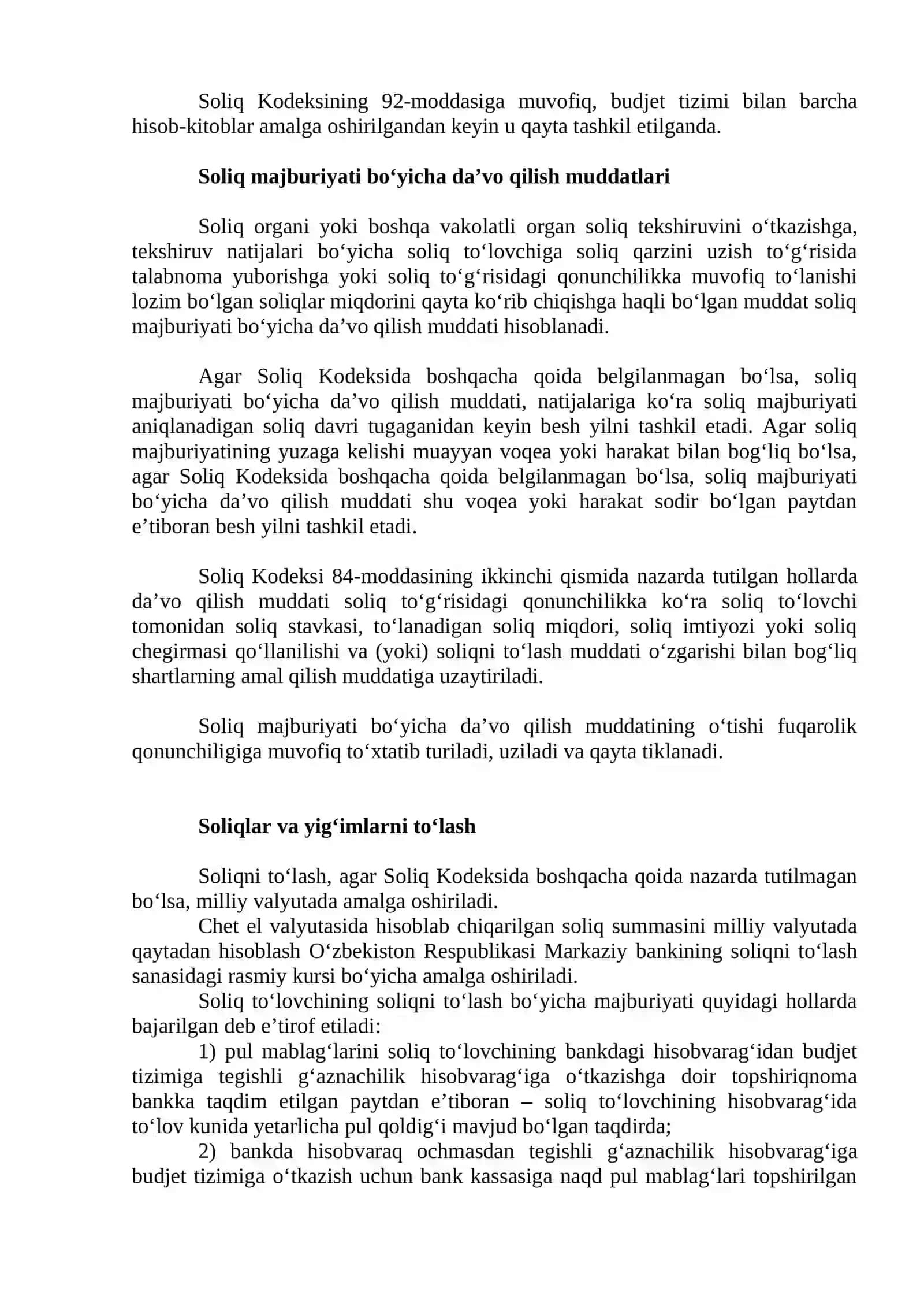 SOLIQ MAJBURIYATI VA UNI BAJARISH TARTIBI 3