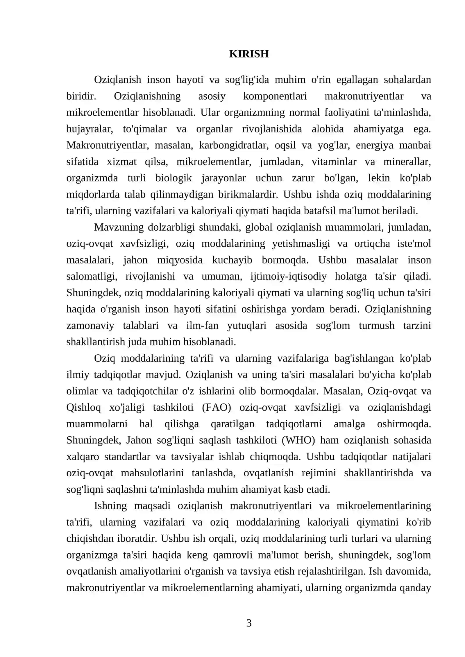 Asosiy oziqlanish makrinutriebtlar va mikroelementlar ta'rifi va vazifalari oziq moddalarining kaloriyali qiymati 3