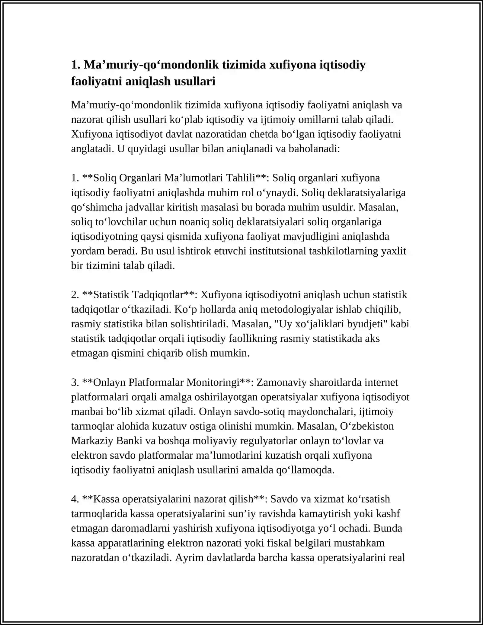 MA’MURIY-QO‘MONDONLIK TIZIMIDA XUFIYONA IQTISODIY FAOLIYATNING XUSUSIYATLARI 3