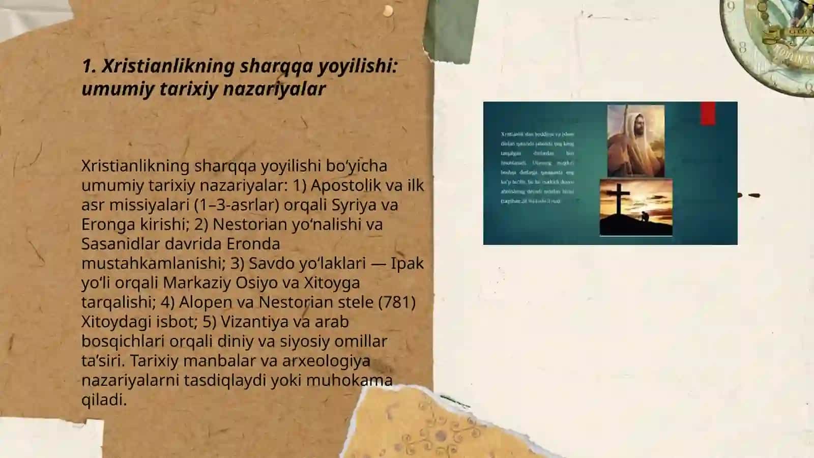 Xristianlik din sharq tomon missionerlik harakatlari 3