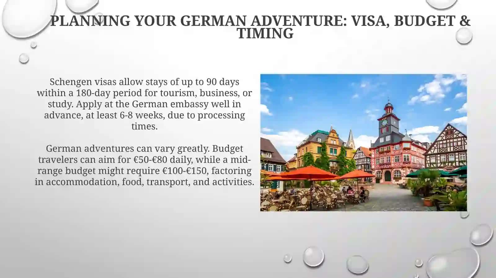 Planning Your German Adventure: Visa, Budget & Timing 3