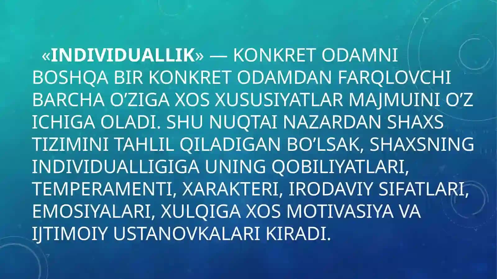 Individuallik 3