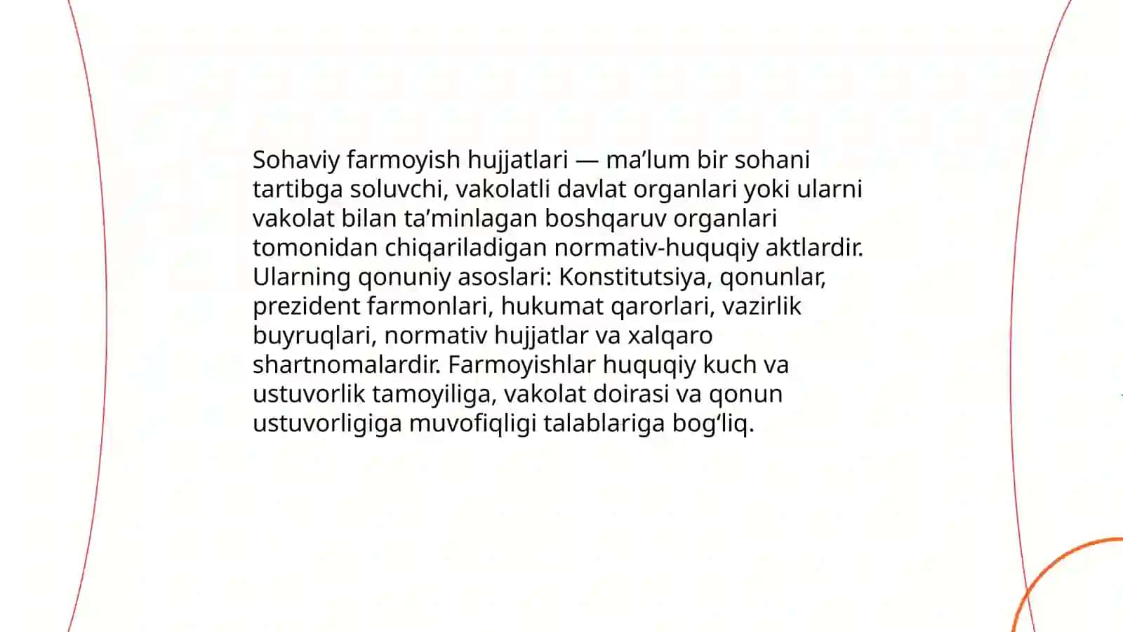 Sohaviy farmoyish hujjatlarining xususiyatlari 3
