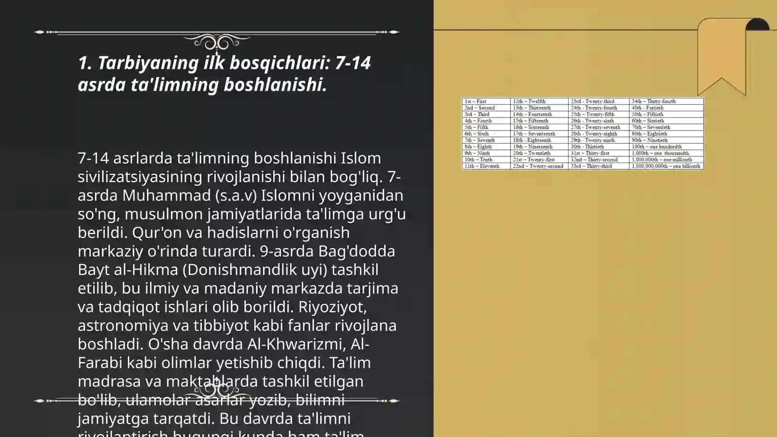 Orta Osiyoda tarbiya, maktab va pedagogik fikrlar 3