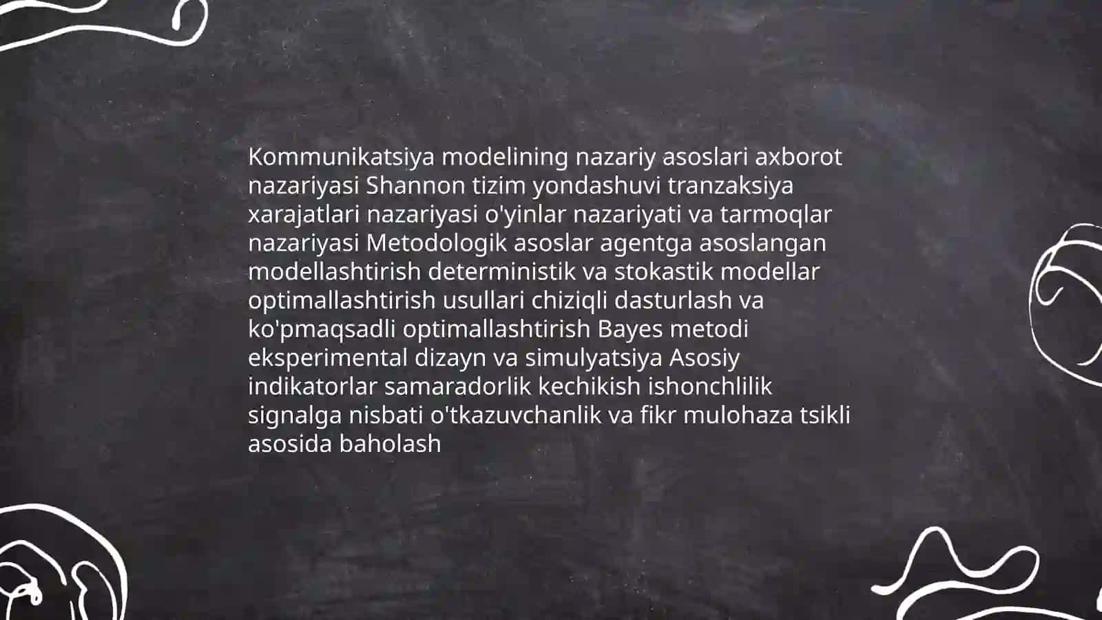 Optimal aloqa modeli yaratish 3