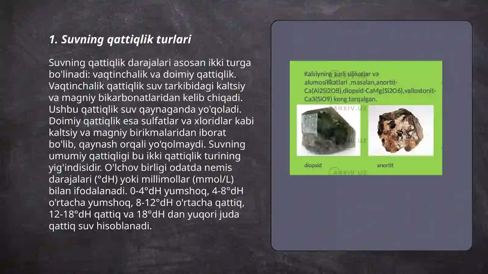 Suvning qattiqligi va uni yumshatish usullari 3