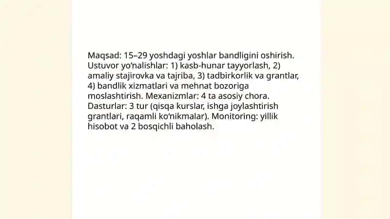 Yoshlarga oid davlat siyosatining ustuvor yunalishlari 3