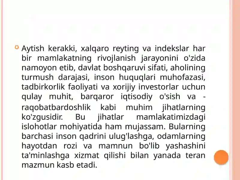 XALQARO REYTING VA INDEKSLAR TUSHUNCHASI 3