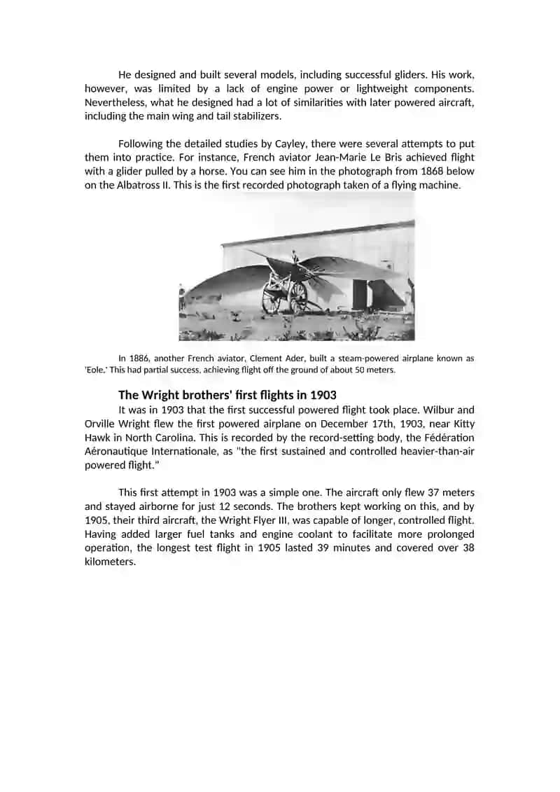 AVIATION HISTORY: FROM WRIGHT BROTHERS TO BOEING 777X 3