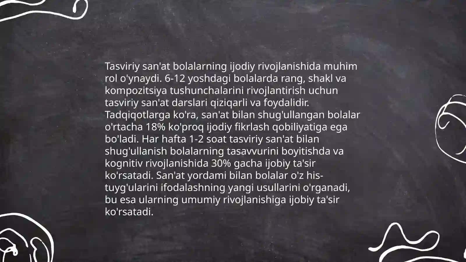 Tasviriy San'at va Bolalarning Ijodiy Rivojlanishi 3