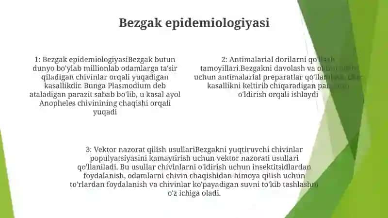 Bezgakka Qarshi Dori Vositalarini QoʻLlash Tamoyillari 3