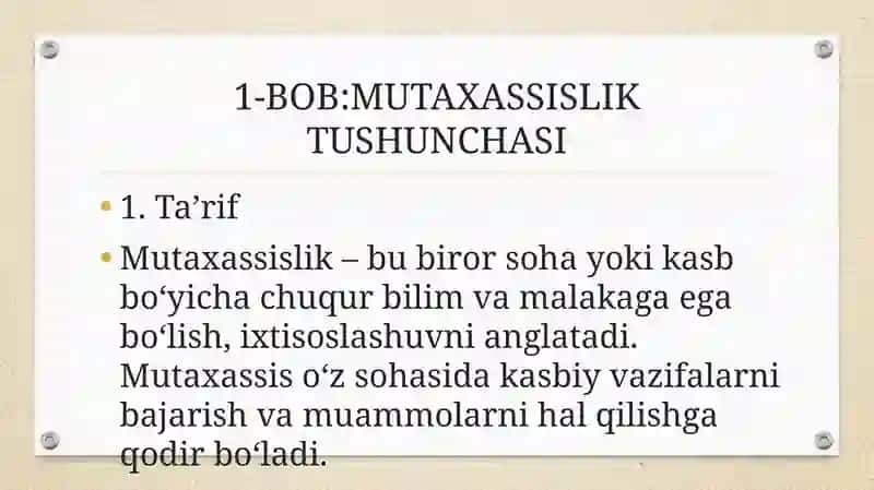 Mutaxassislik tarixi haqida ma’lumot; Tibbiyotdagi  yangiliklar haqida taqdimot 3