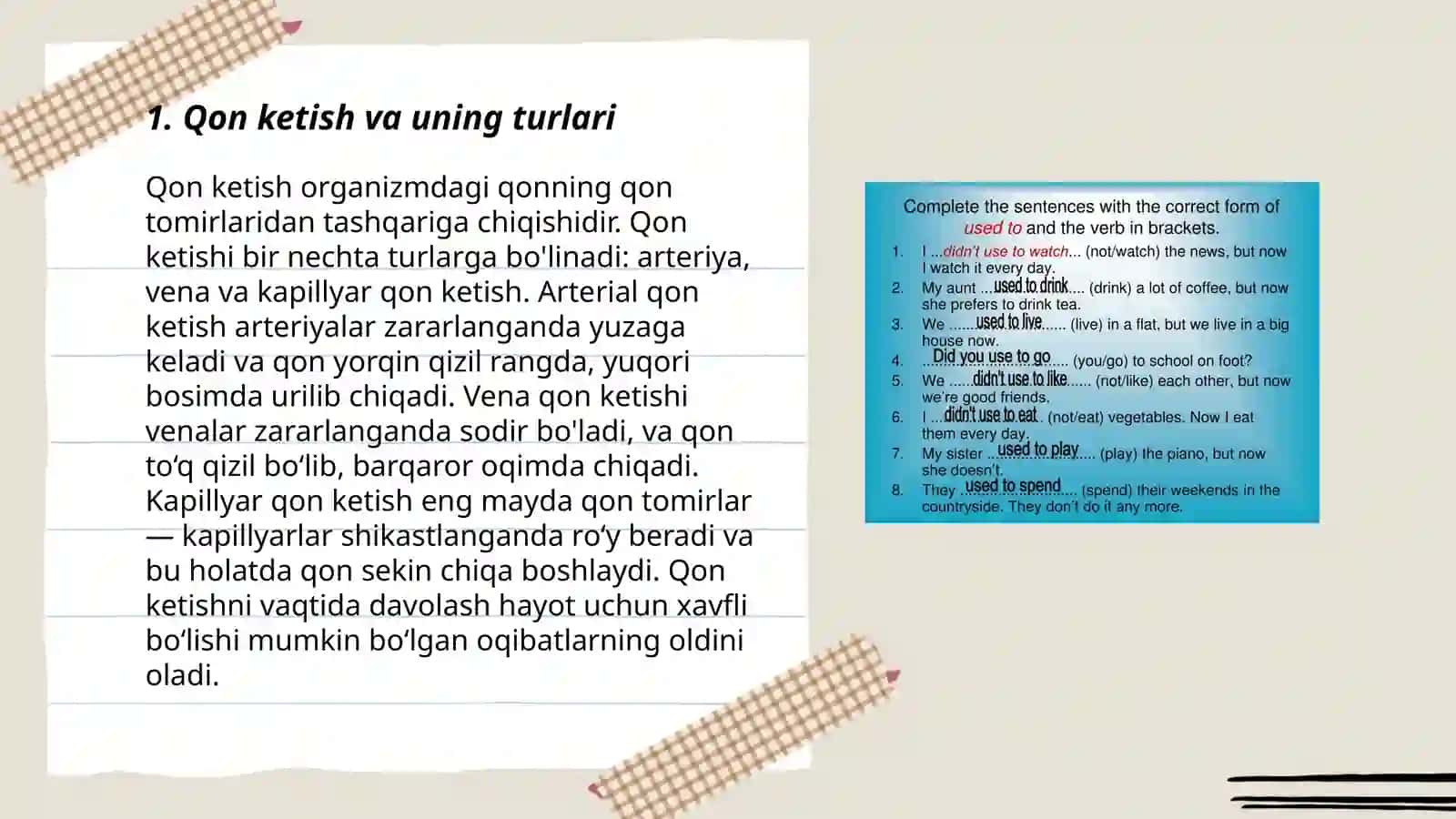 Qon ketish va uni to'xtatish,qon va uning o'rnini bosuvchi eritmalarni quyish 3