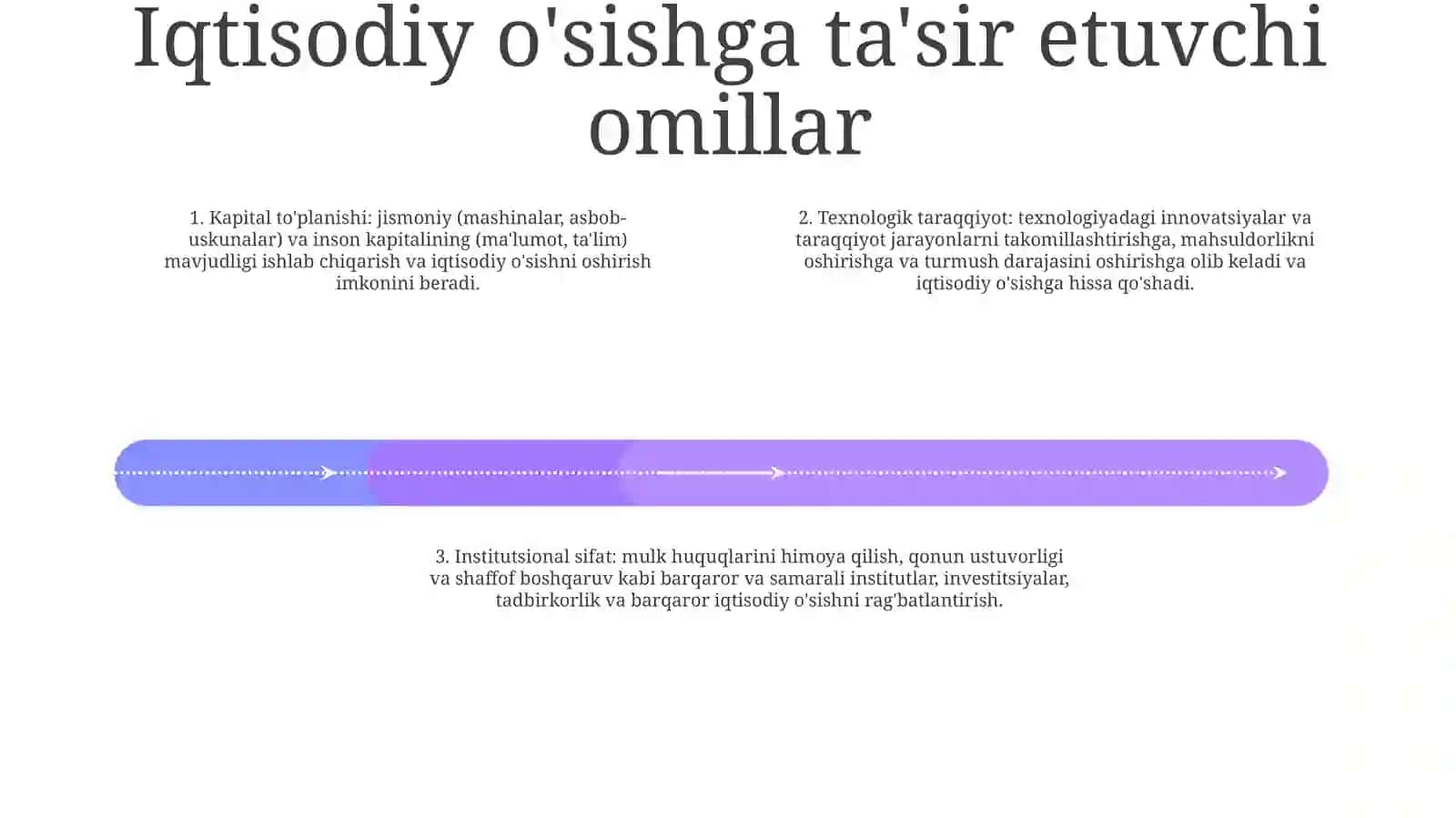 Iqtisodiy Rivojlanish Sari 3
