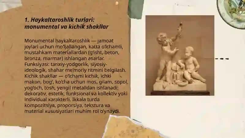 Haykaltaroshlik turlari va moddiy-texnik vositalari 3