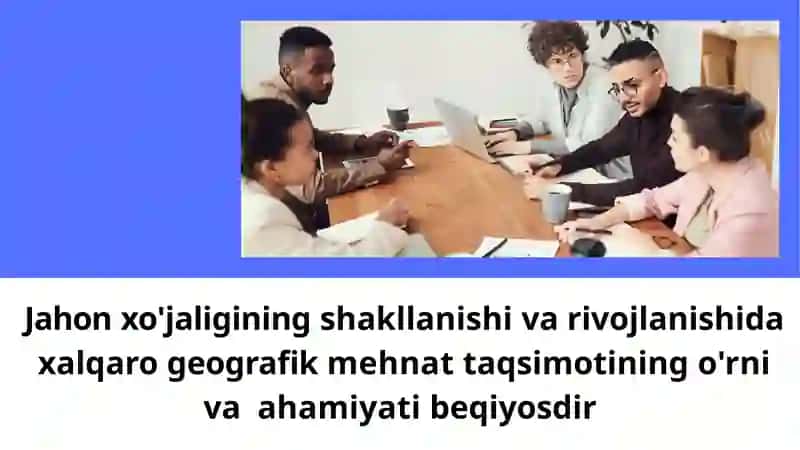Jahonxo'jaligining umumiy geografiyasi 3