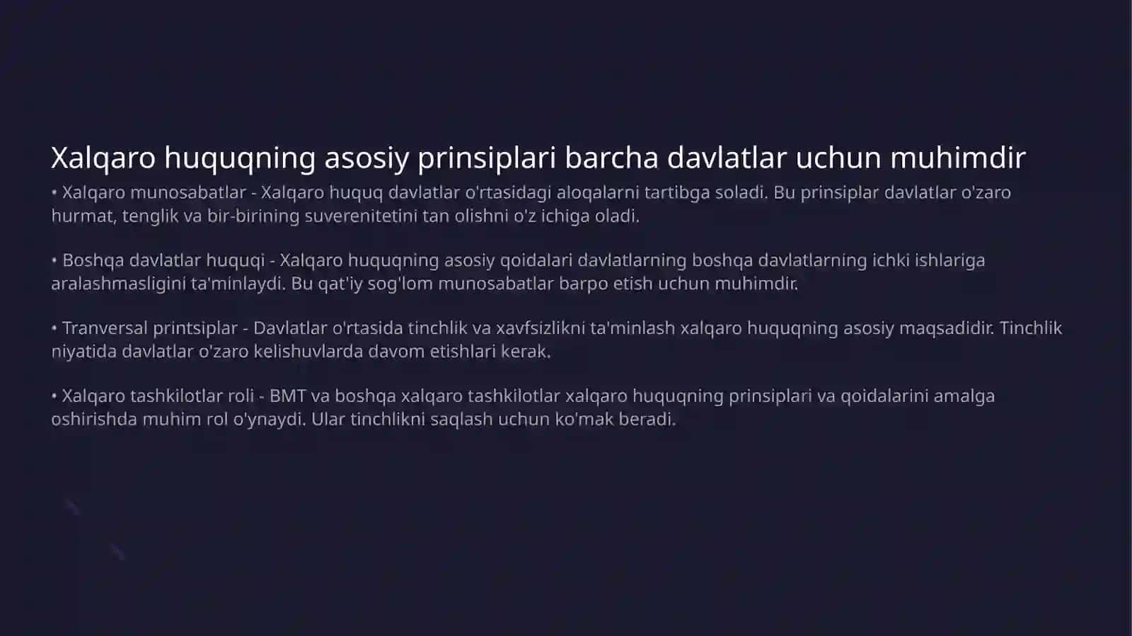 Xalqaro huquqning asosiy prinsiplari 3