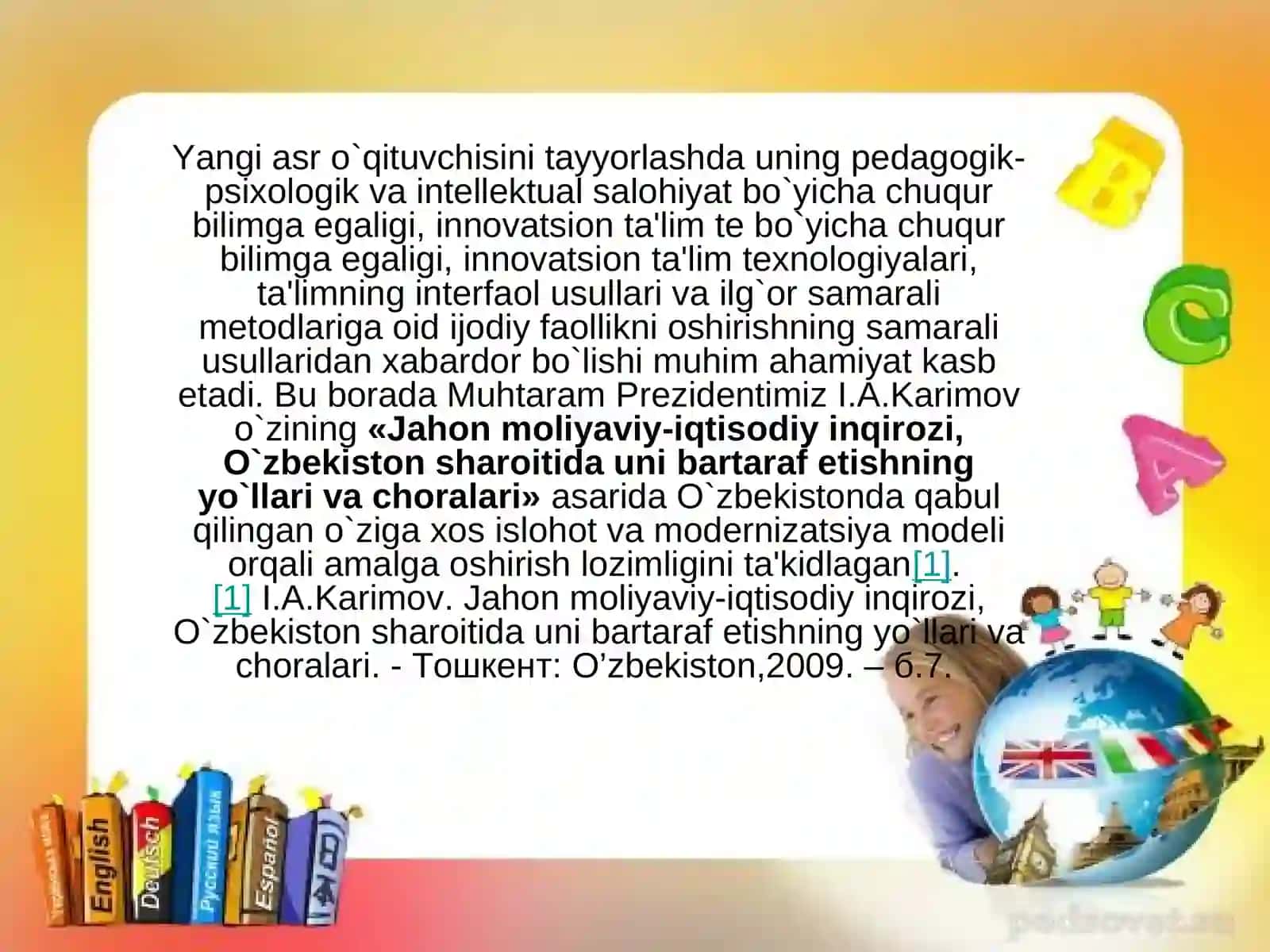 Boshlang’ich sinflarda tekshiruv diktantiva uni tashkil etish metodikasi 3