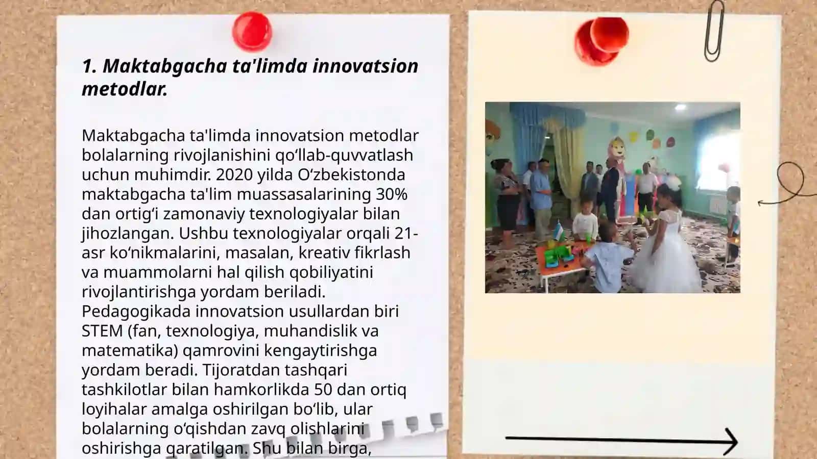 Maktabgacha talim tizimini rivojlantirishning ustivor yoʻnalishlari 3