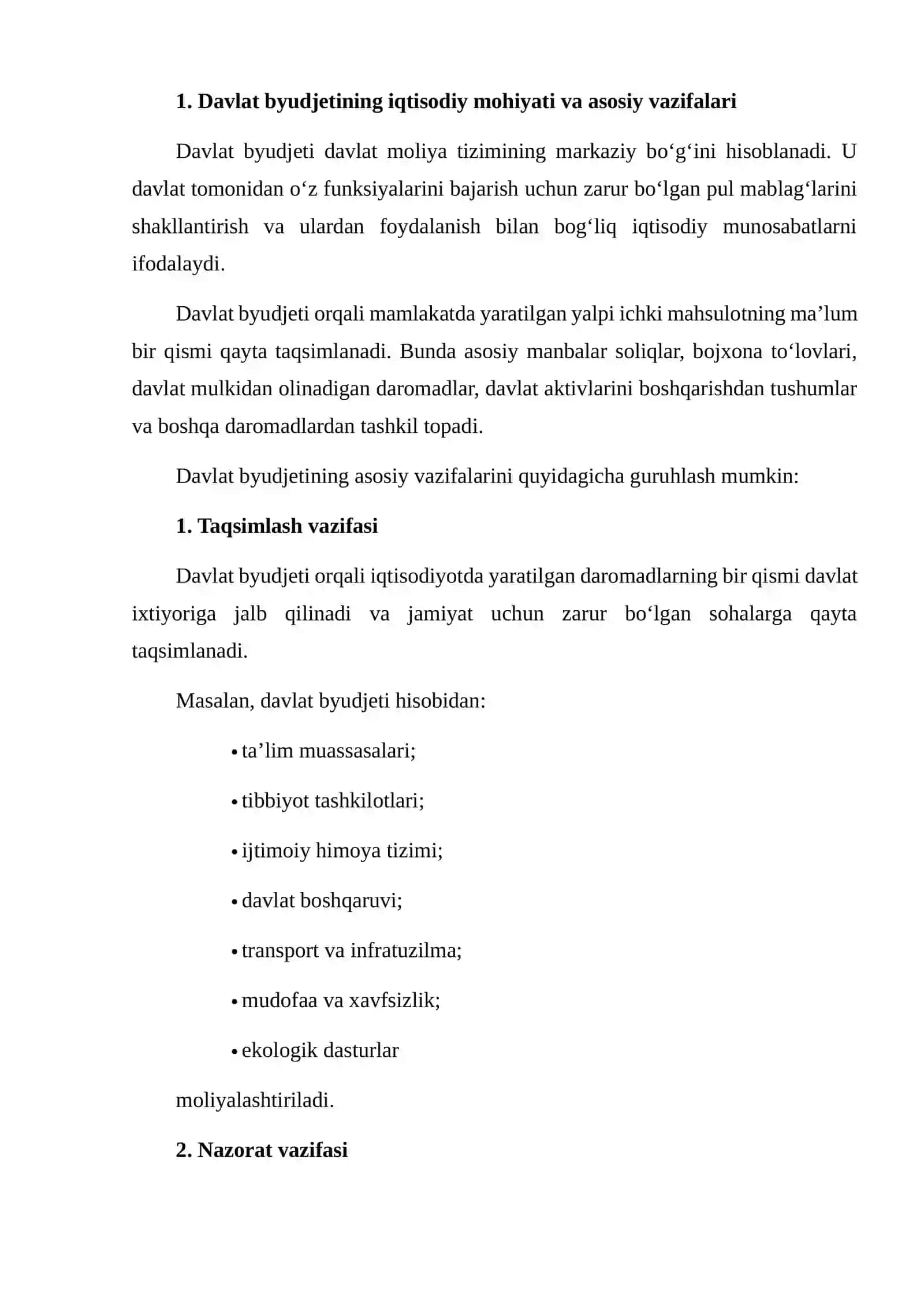 DAVLAT BYUDJETI VA IQTISODIY SIYOSATNING O‘ZARO BOG‘LIQLIGI 3