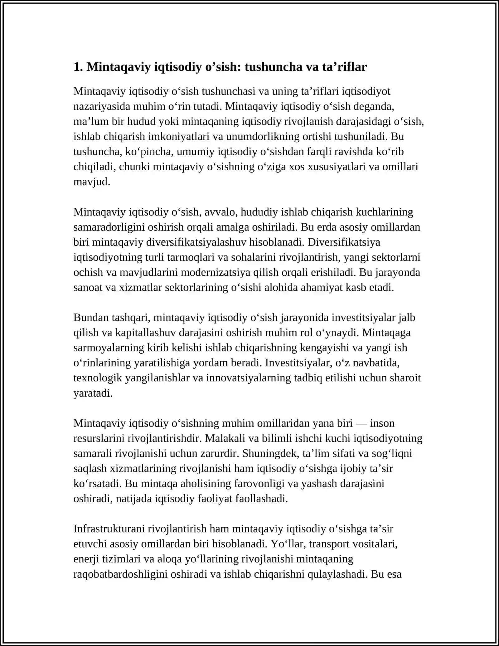 MINTAQAVIY IQTISODIY O’SHISHNING NAZARIY ASOSLARI 3
