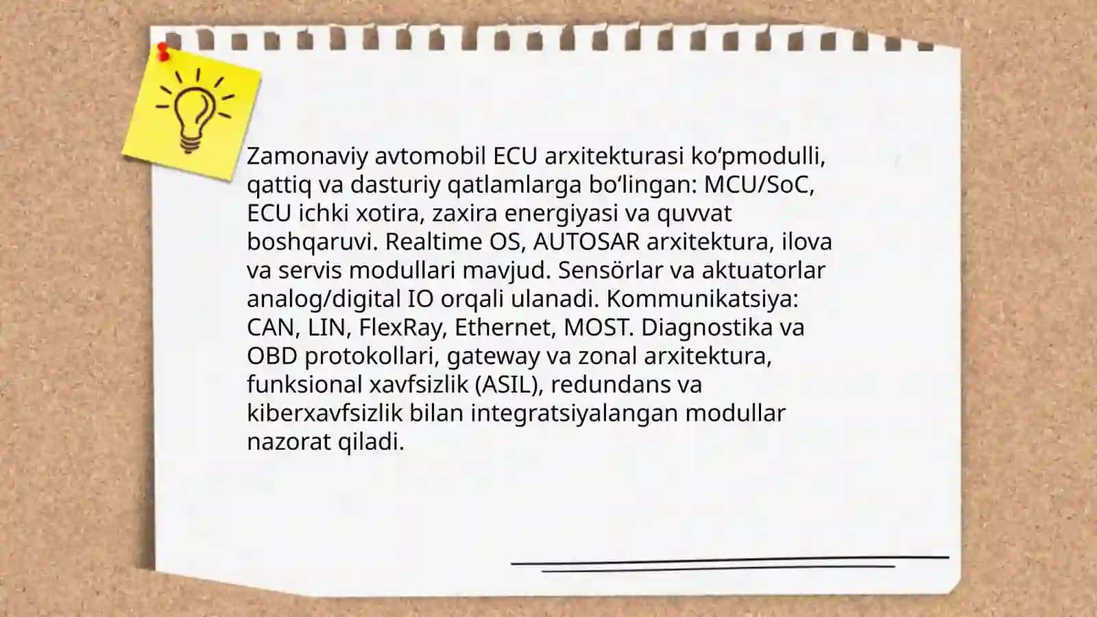 Zamonaviy avtomobillarni elektron boshqarish bloki 3