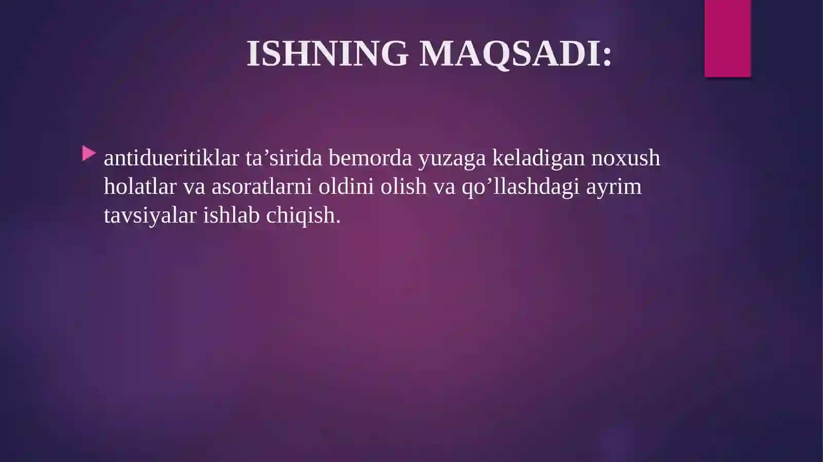 POLIURIYA VAQTIDA QO’LLANILADIGAN DORILARNING NOJO‘YA TA‘SIRLARI 3