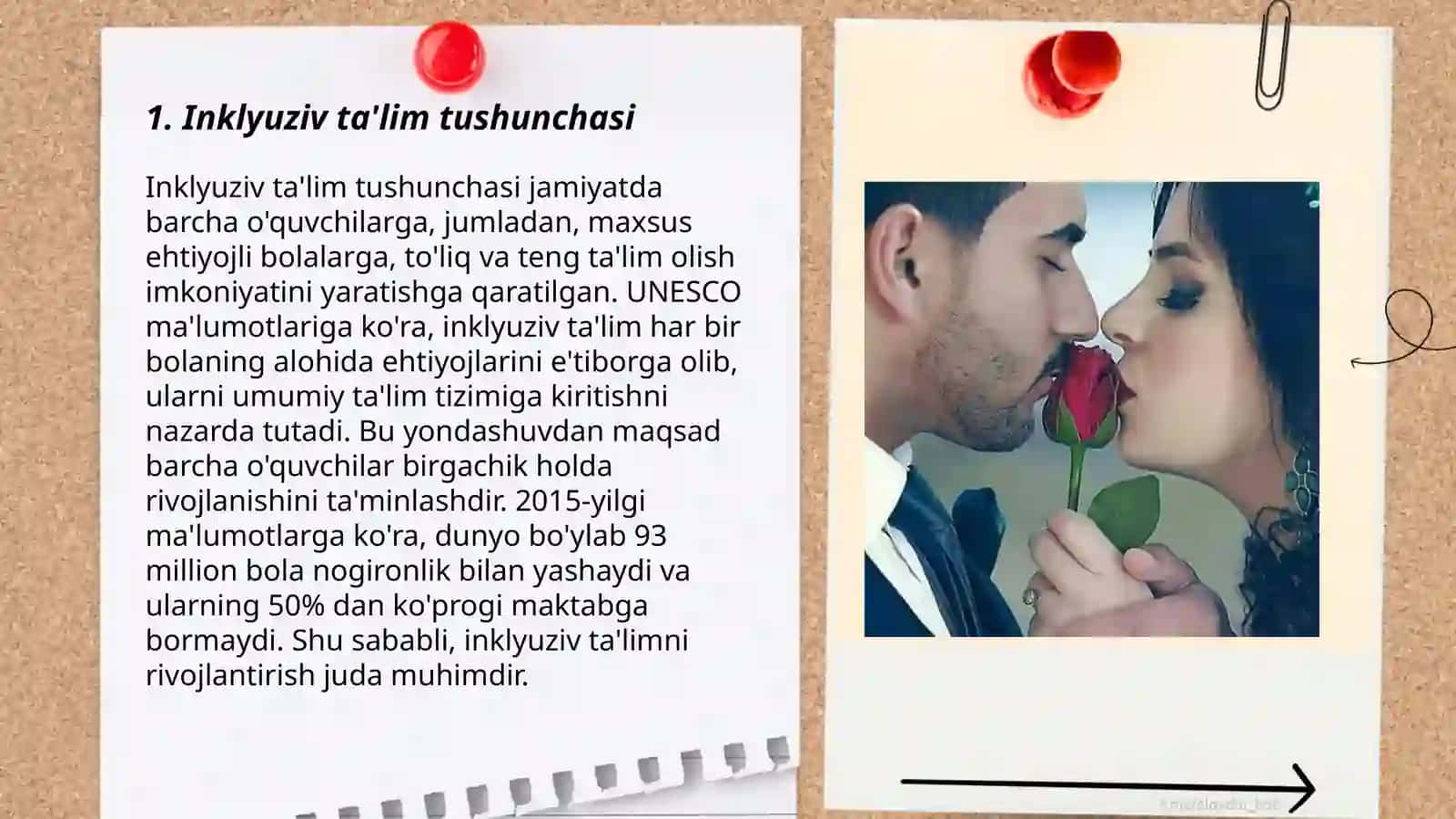 Inklyuziv taʼlimning tamoyillari va unga boʻlgan extiyojlar va uning sabablari,bosqichlari Qoʻziyeva Yulduz 3