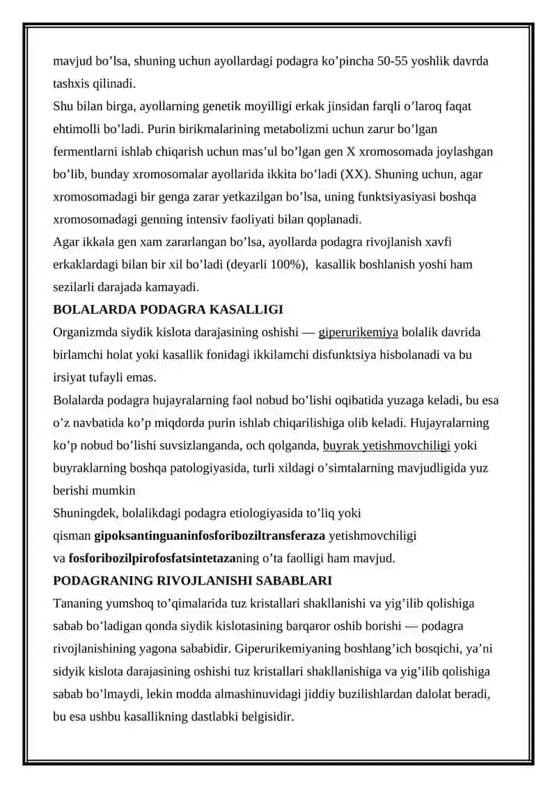 Podagra Kasalliklari 3