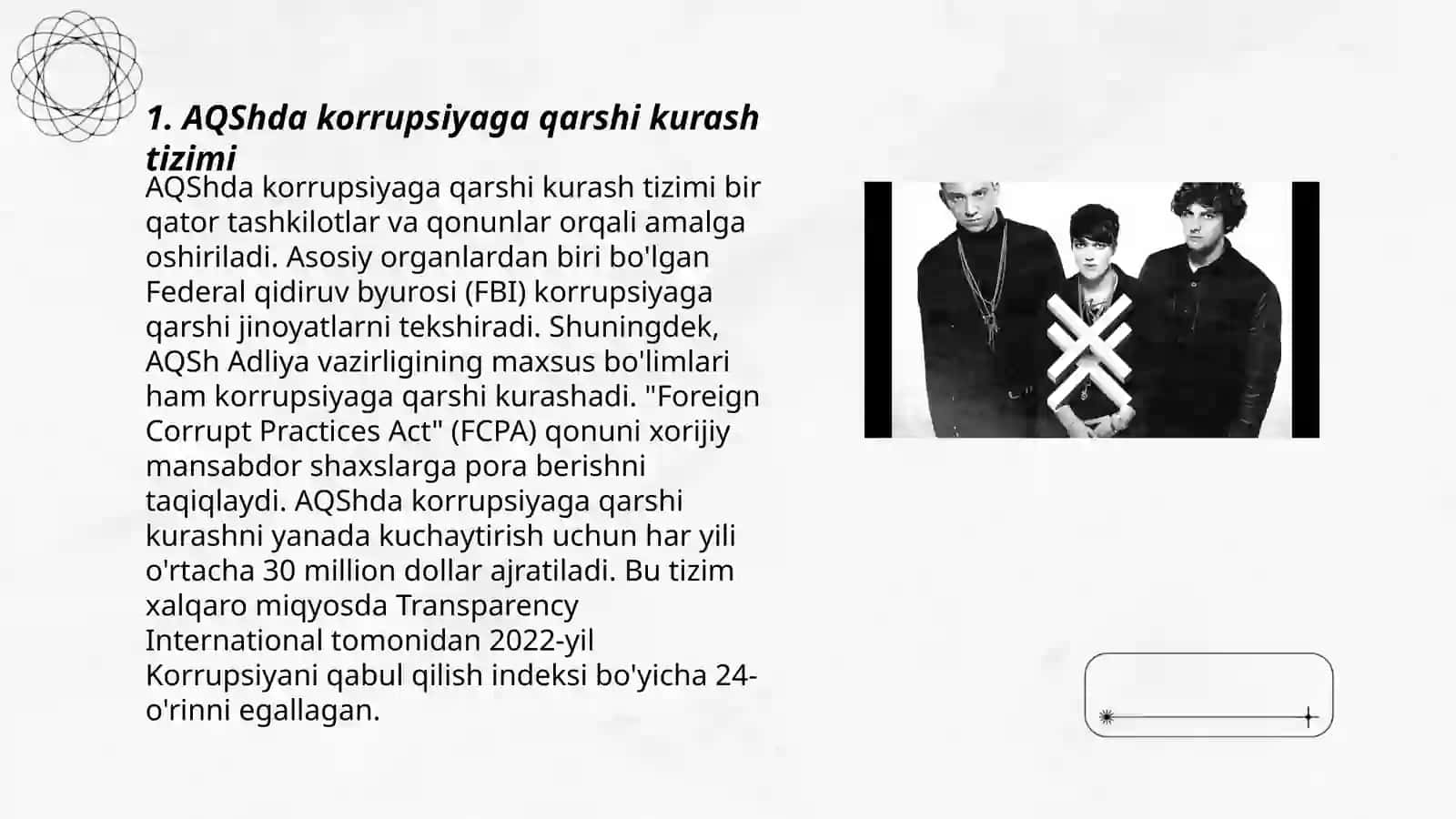Korrupsiyaga qarshi kurashish sohasida rivojlangan xorijiy davlatlar tajribasi 3
