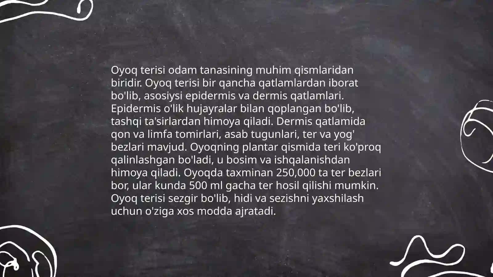 Oyoq terisini inervatsiyasi 3