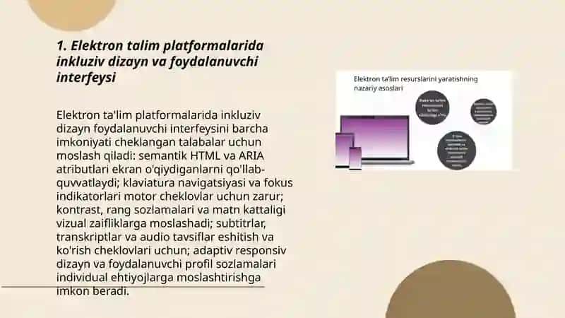Elektron talimda inkluziv yondashuv imkoniyati cheklangan talabalar uchun IT yechimlari 3