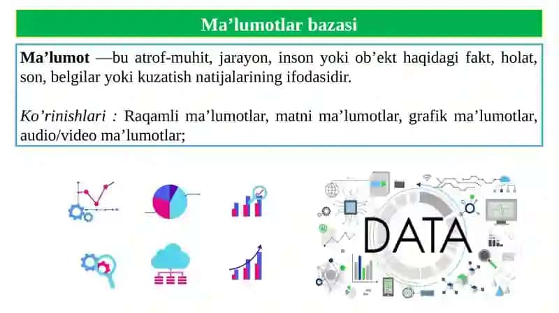 Ma’lumotlar bazasi nazariyasiga kirish asoslari 3