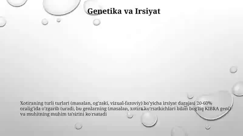 Genetika va Irsiyat 3