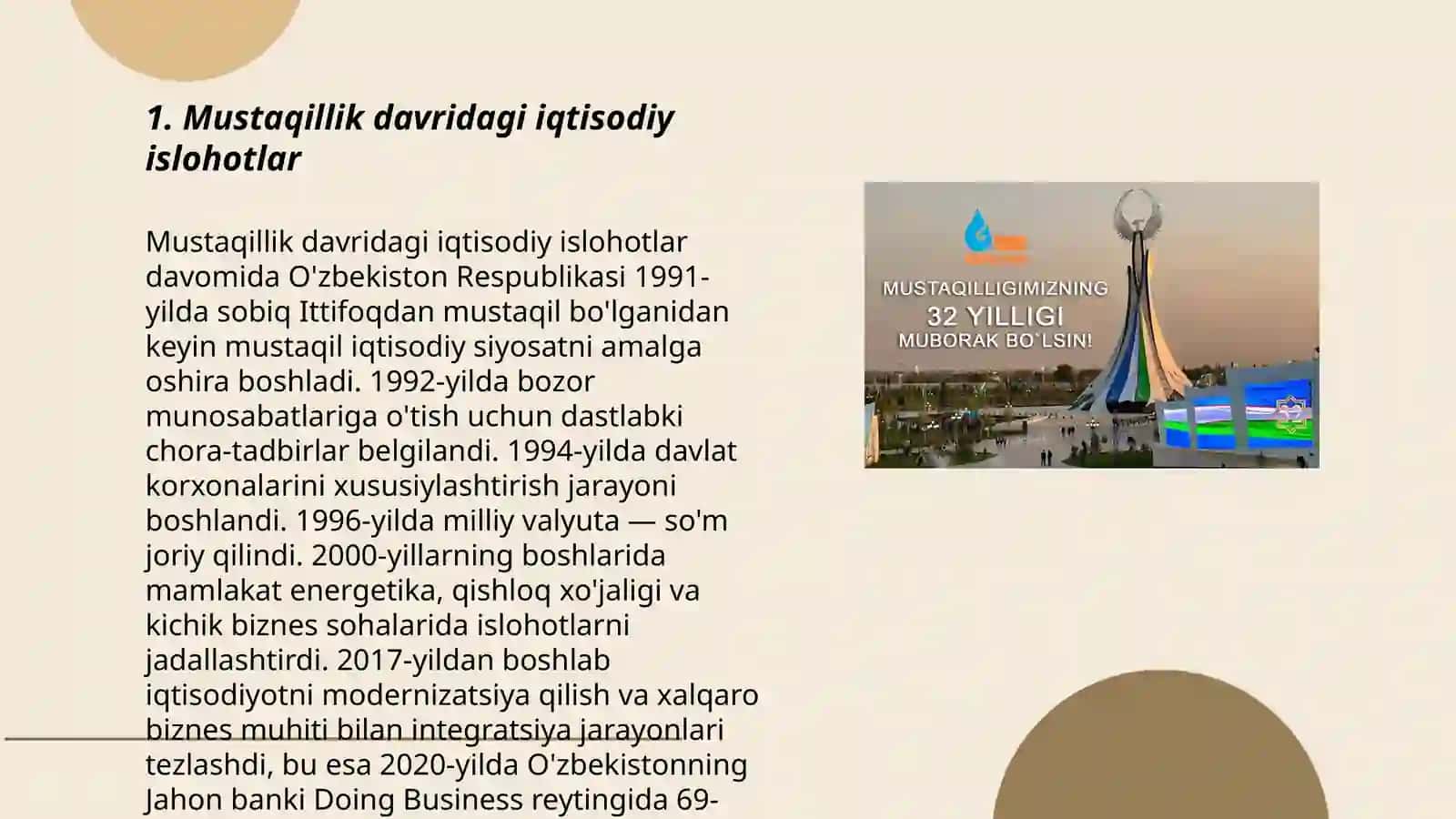 Mustaqillik yillarida Qoraqalpogʻiston Respublikasi 3
