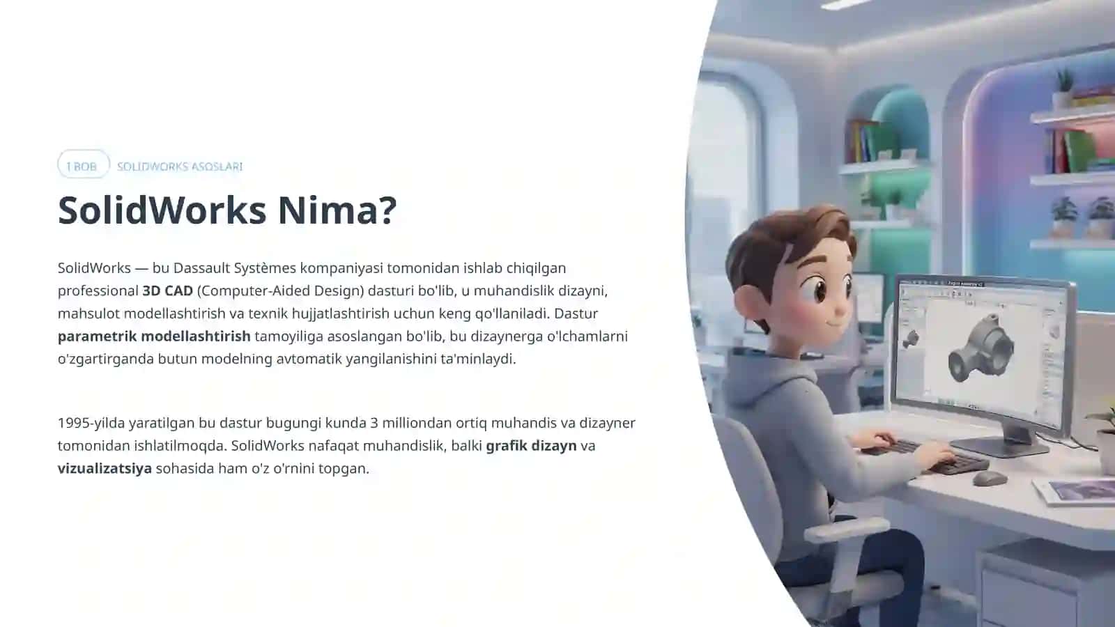 Grafik Dizayn, Animatsiya va Brendingda SolidWorks va Flash Dasturlari 3