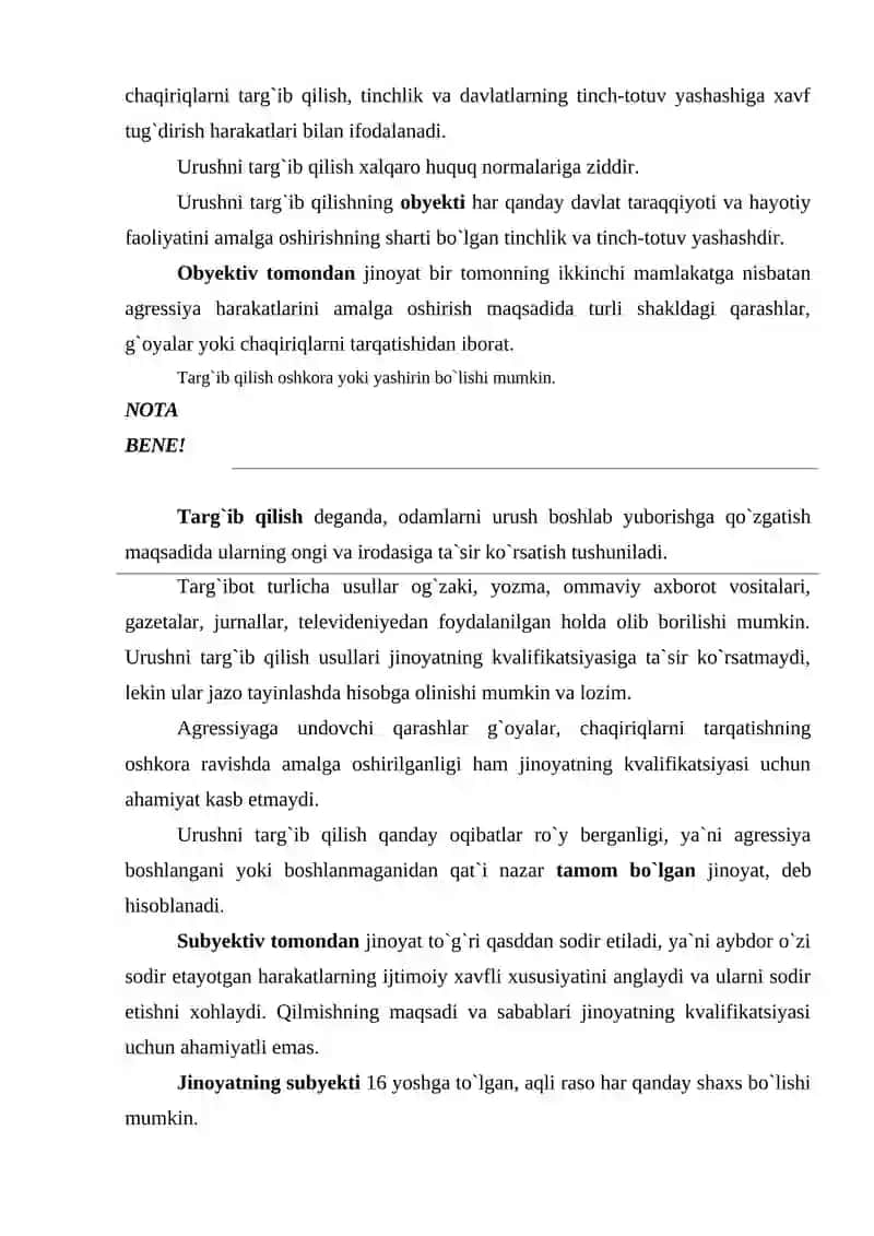 Tinchlik va insoniyat xavfsizligiga qarshi jinoyatlar 3