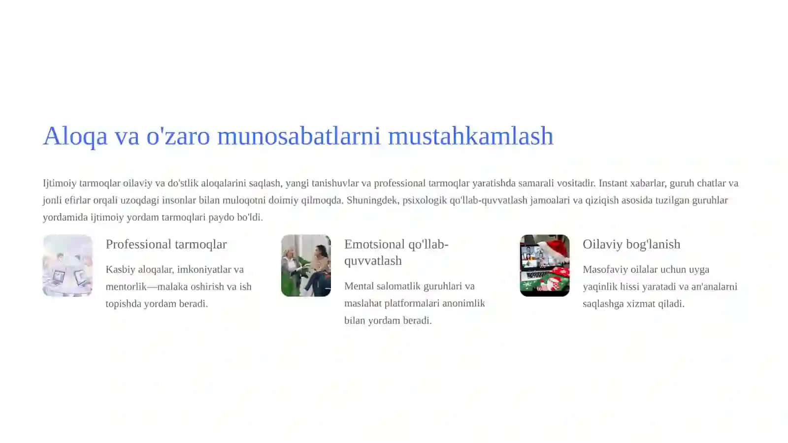 Ijtimoiy tarmoqlarning jamiyatga funksional bog'liqligi 3