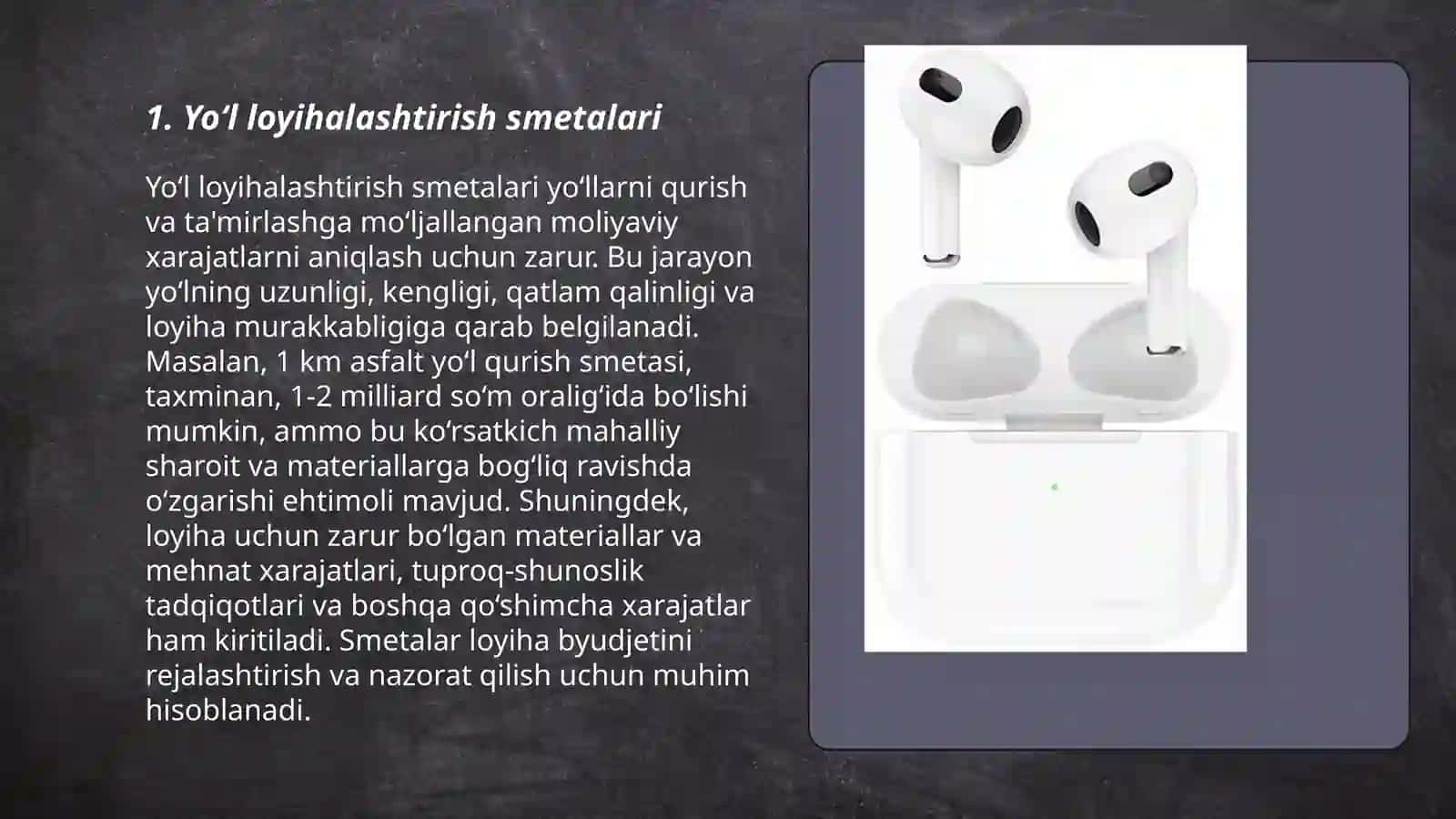 Yo‘l xo‘jaligida smeta xujjatlarining tarkibi 3