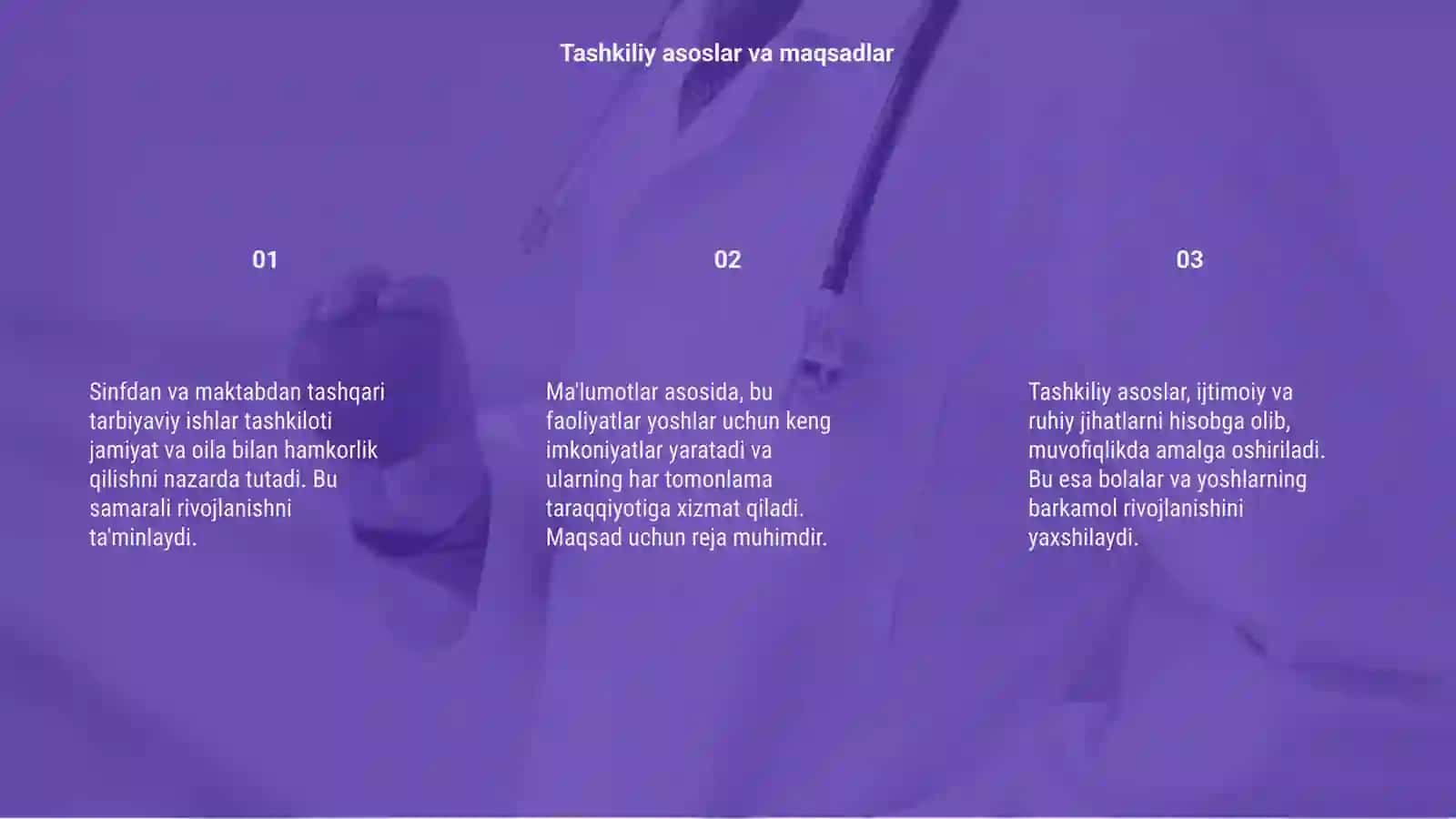 Sinfdan va maktabdan tashqari tarbiyaviy ishlarni tashkil etish 3