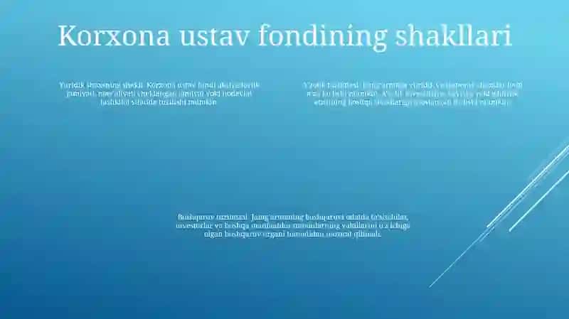 Korxona Ustav Fondini Shakllantirish 3