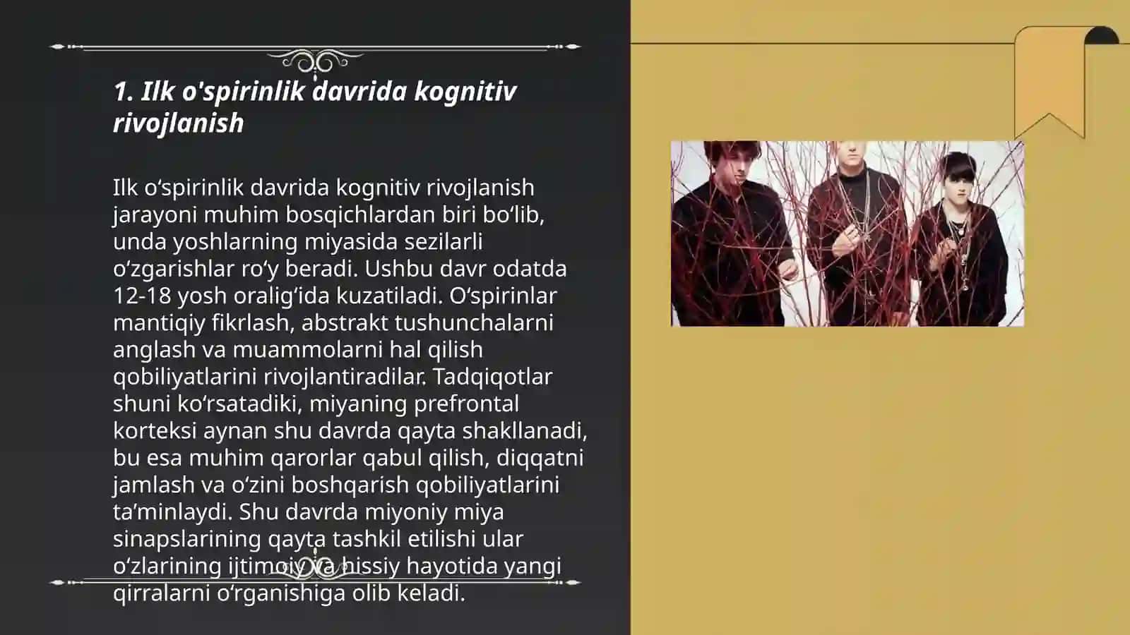 Ilk o'spirinlik va yoshlik davrida psixik rivojlanish xususiyatlari 3