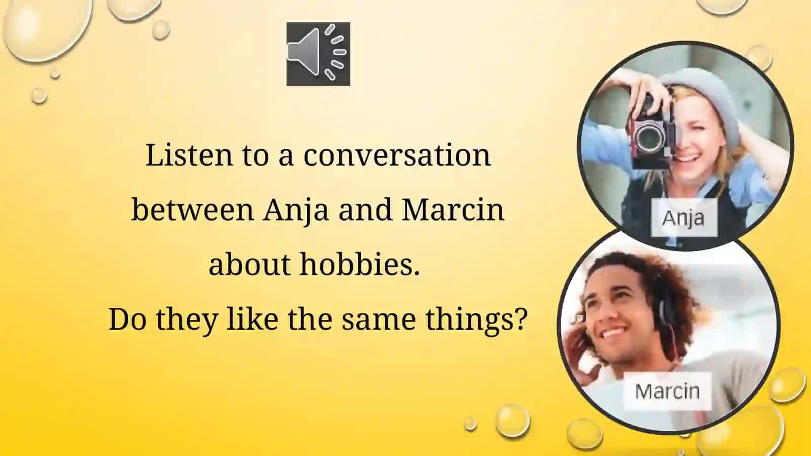 Talking about interests 3