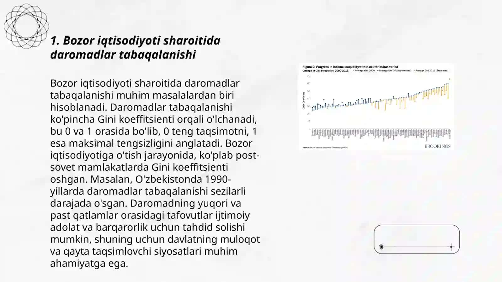 Bozor iqtisodiyoti sharoitida daromadlar tengsizligi 3