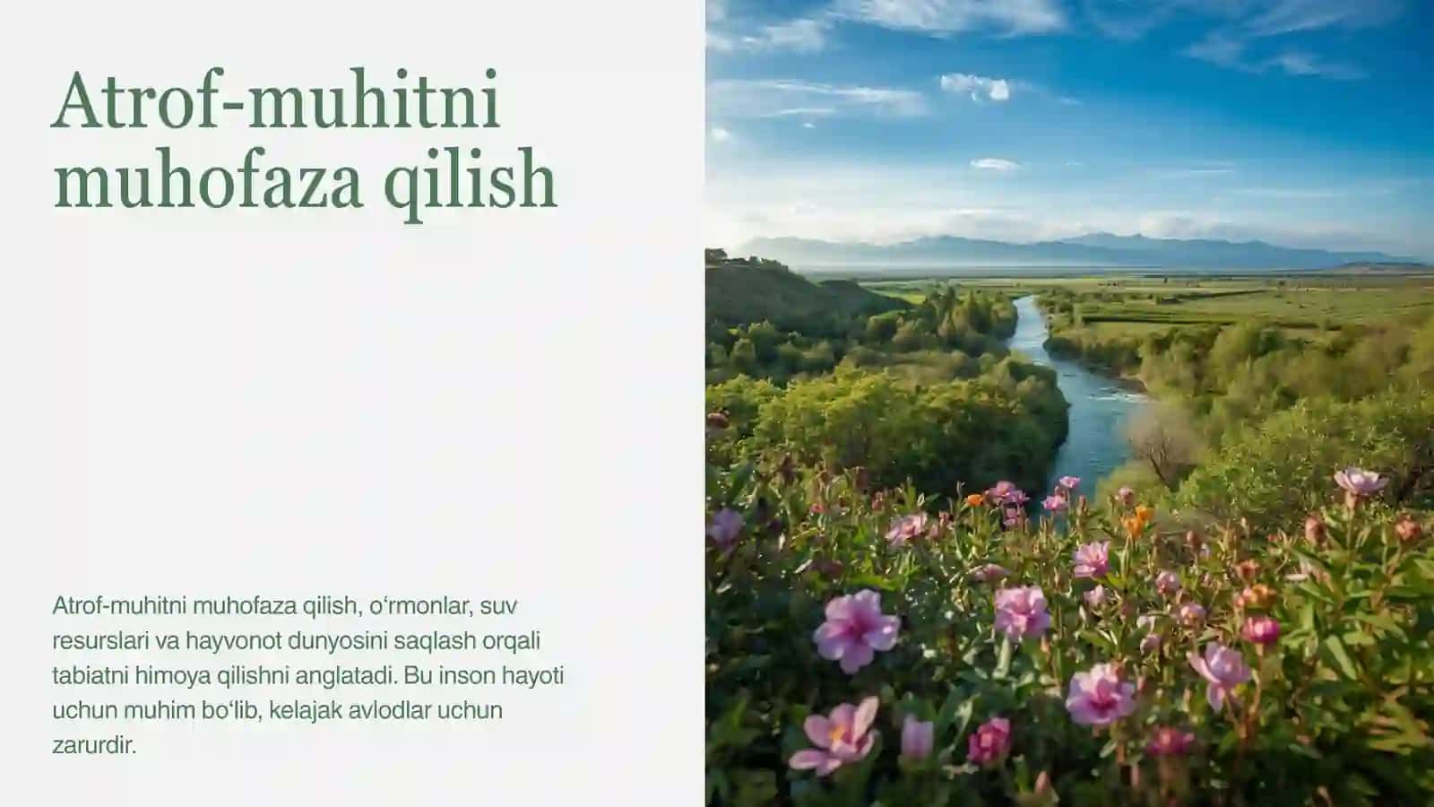 Ekoturizm va atrof-muhit muhofazasi 3