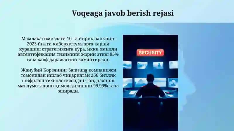 Xavfsizlik va texnologiya turlari va ta’sir darajasini minimallashtirish usullari 3