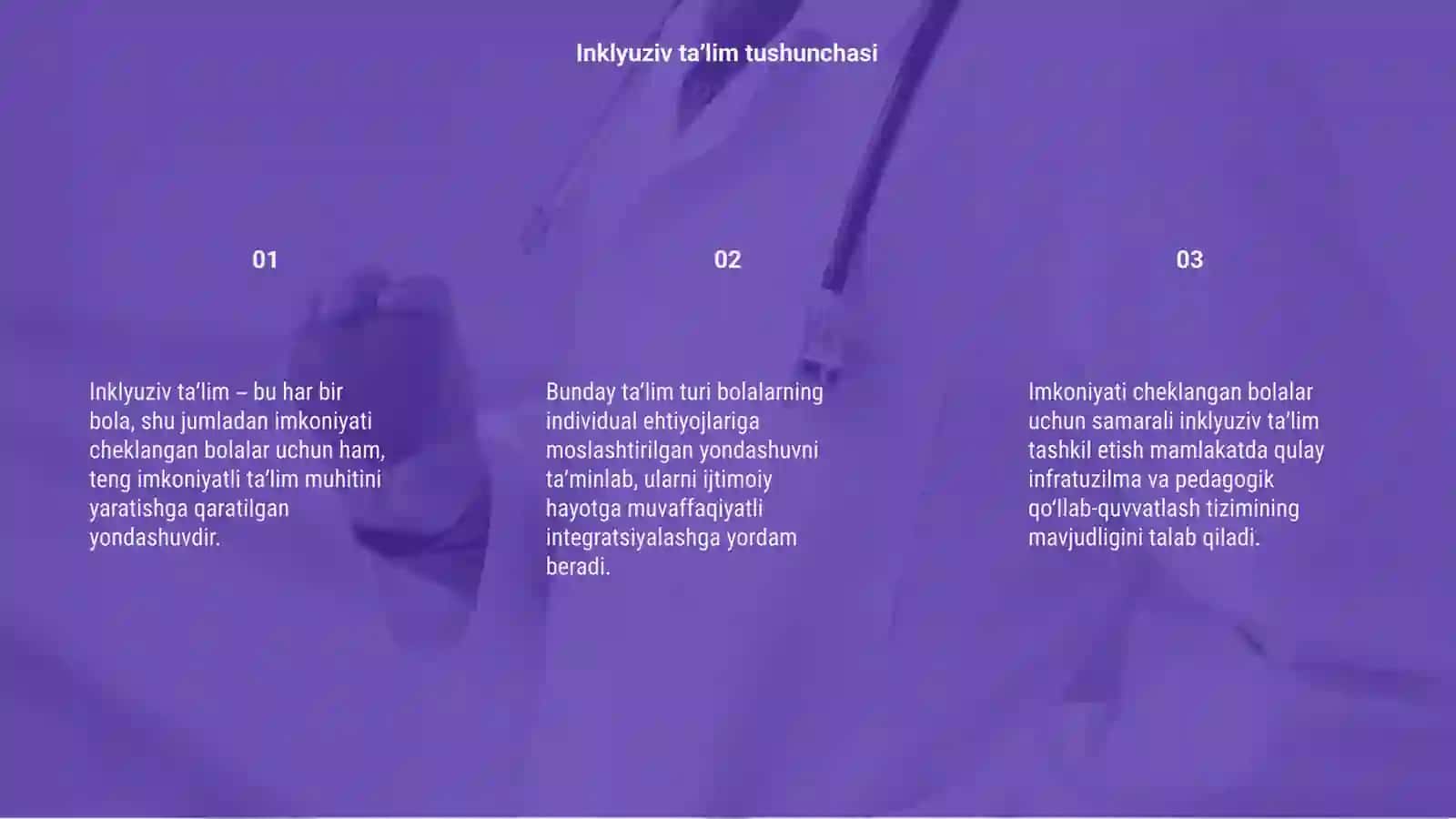 Imkoniyati cheklangan bolalarni samarali inklyuziv taʼlim olishning asosiy shartlari 3