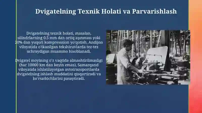 Dizelning kõrsatkichlariga ta'sir qiluvchi omillar 3