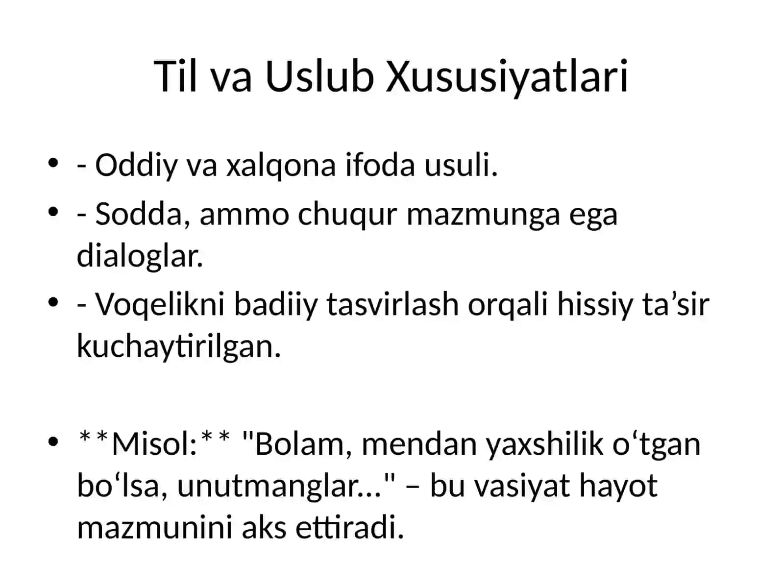 "Odam" Hikoyasi 3