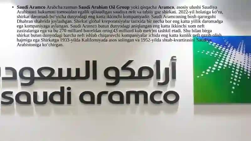 Saudiya Aramco kompaniyasi 3